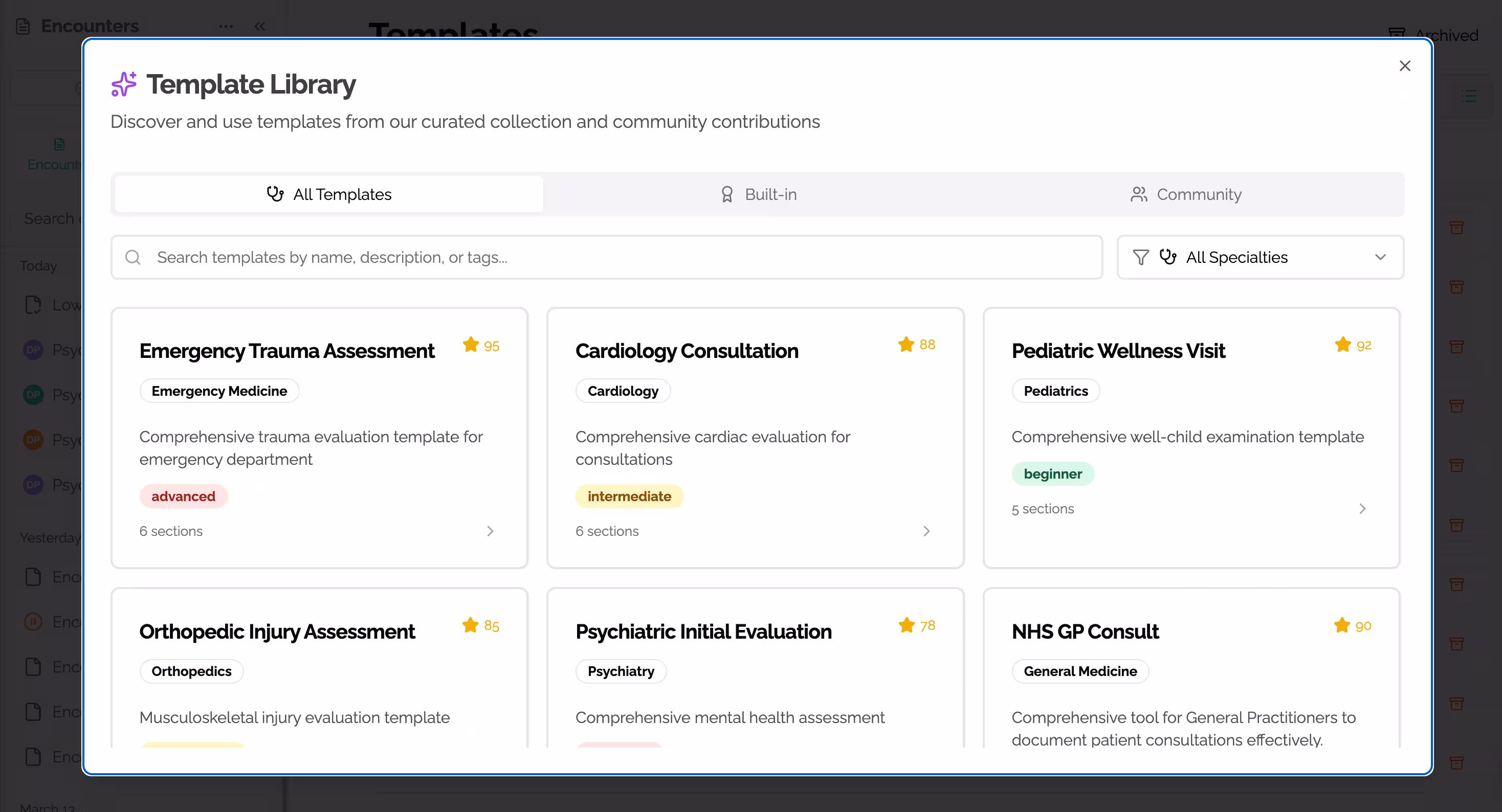 Community Template Library
