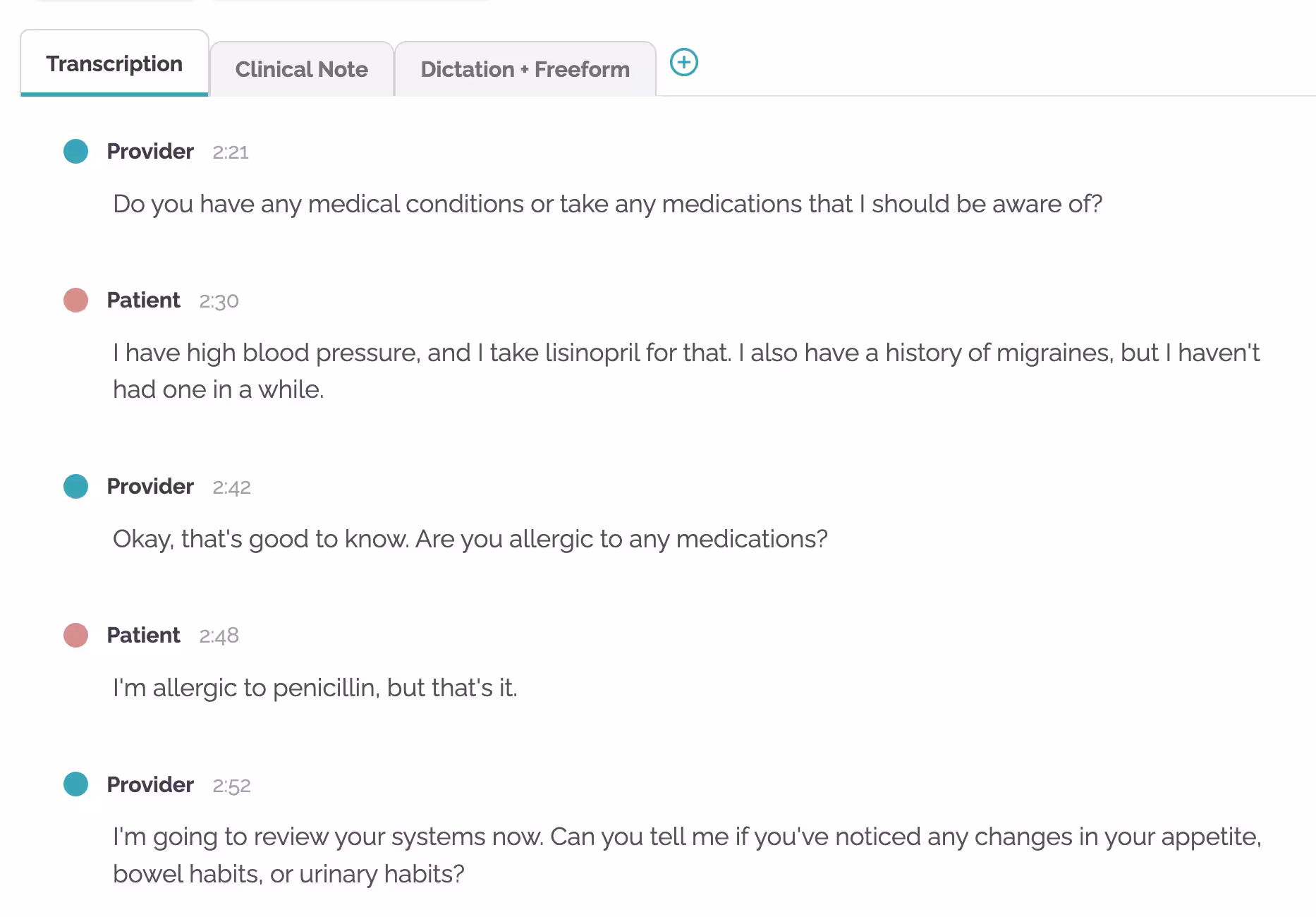 Real-Time Transcription